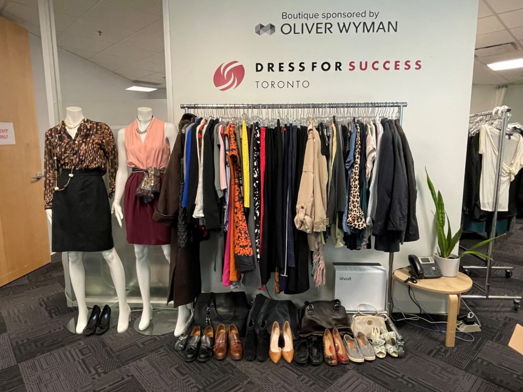 Dress for Success clothing drive